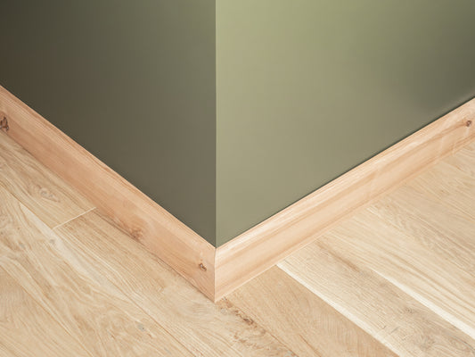 Grīdlīste Osis Rustic 24x100mm bez virsmas apstrādes 2000 mm ar rādiusu 20mm špaktelēta