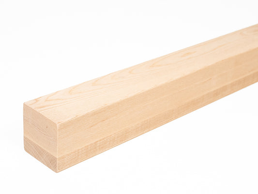 Līmētās oša koka brusas A/B 70x70 mm bez virsmas apstrādes