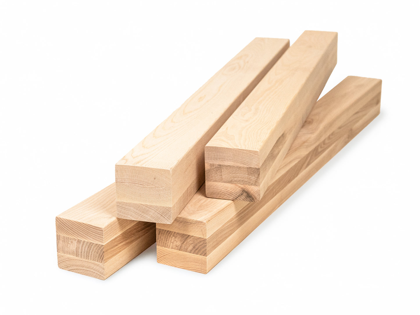 Līmētās oša koka brusas A/B 70x70 mm bez virsmas apstrādes