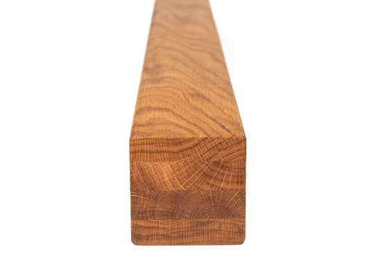 Līmētās ozola koka brusas A/B 70x70 mm dabīgi eļļots