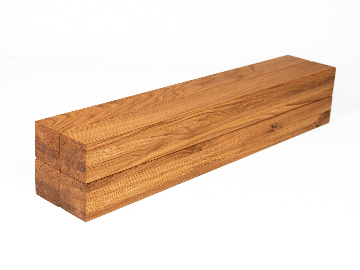 Līmētās ozola koka brusas A/B 70x70 mm dabīgi eļļots