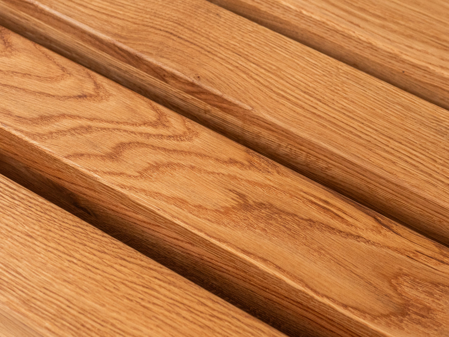 Līmētās ozola koka brusas A/B 70x70 mm dabīgi eļļots
