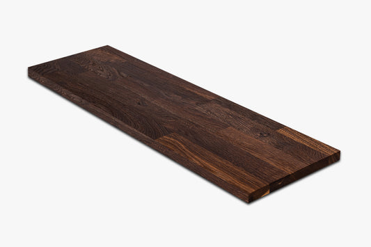 Plaukts, trepju pakāpiens, pretpakāpiens, palodze, Kūpināts Ozols, Rustic, audzētas lameles, 20 mm, eļļots ar bezkrāsas cietā vaska eļļu