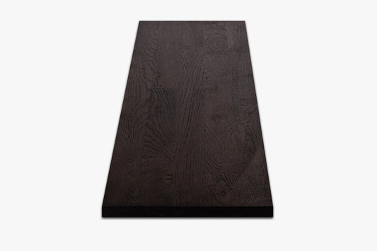 Plaukts, trepju pakāpiens, pretpakāpiens, palodze, Ozols A/B, audzētas lamellas, 26 mm, Melni eļļots