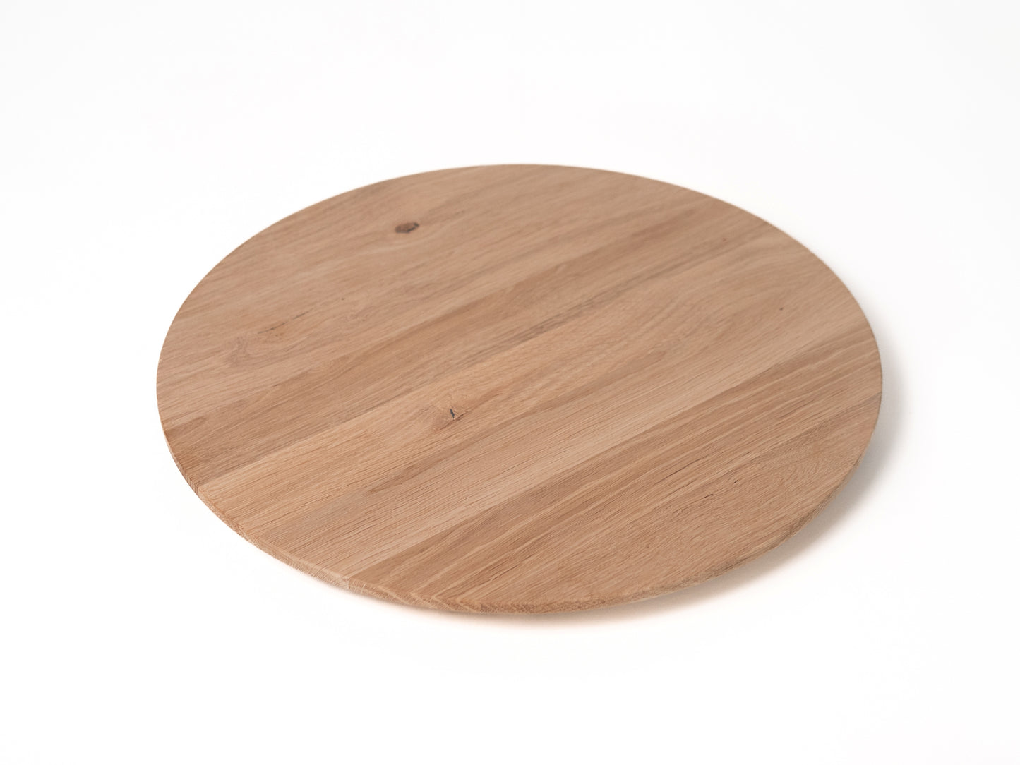 Apaļa masīvkoka Ozola darba virsma Rustic, pilnas lameles, 26 mm, bez virsmas apstrādes, Šveice kante