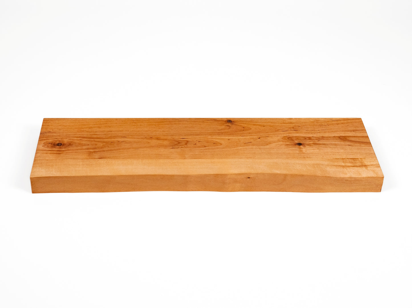 Plaukts, trepju pakāpiens, palodze Bērzs Rustic ar dabisku koka malu, pilnas lameles, 40 mm, Dabīgi eļļots