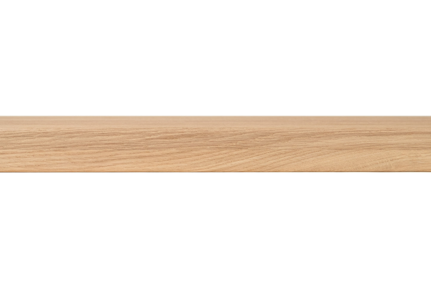 Stair tread Windowsill with wide overhang (5 cm deep) Oak A/B, full stave lamellas, 20 mm, Unfinished, with square corners