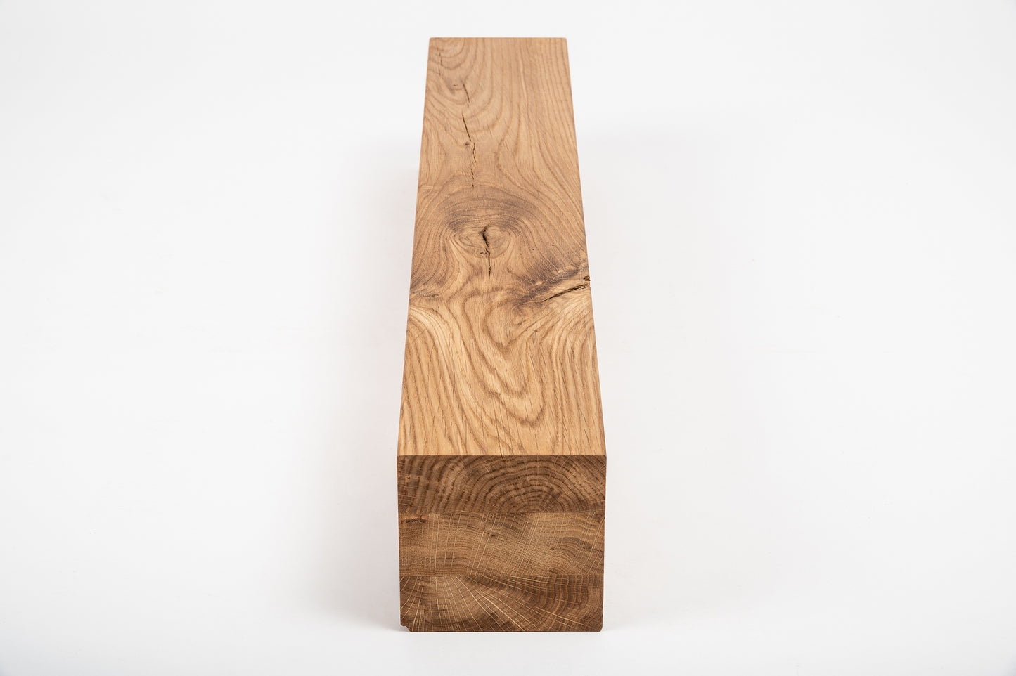 Līmētās ozola koka brusas Rustic 160x160 mm eļļots ar bezkrāsas cietā vaska eļļu