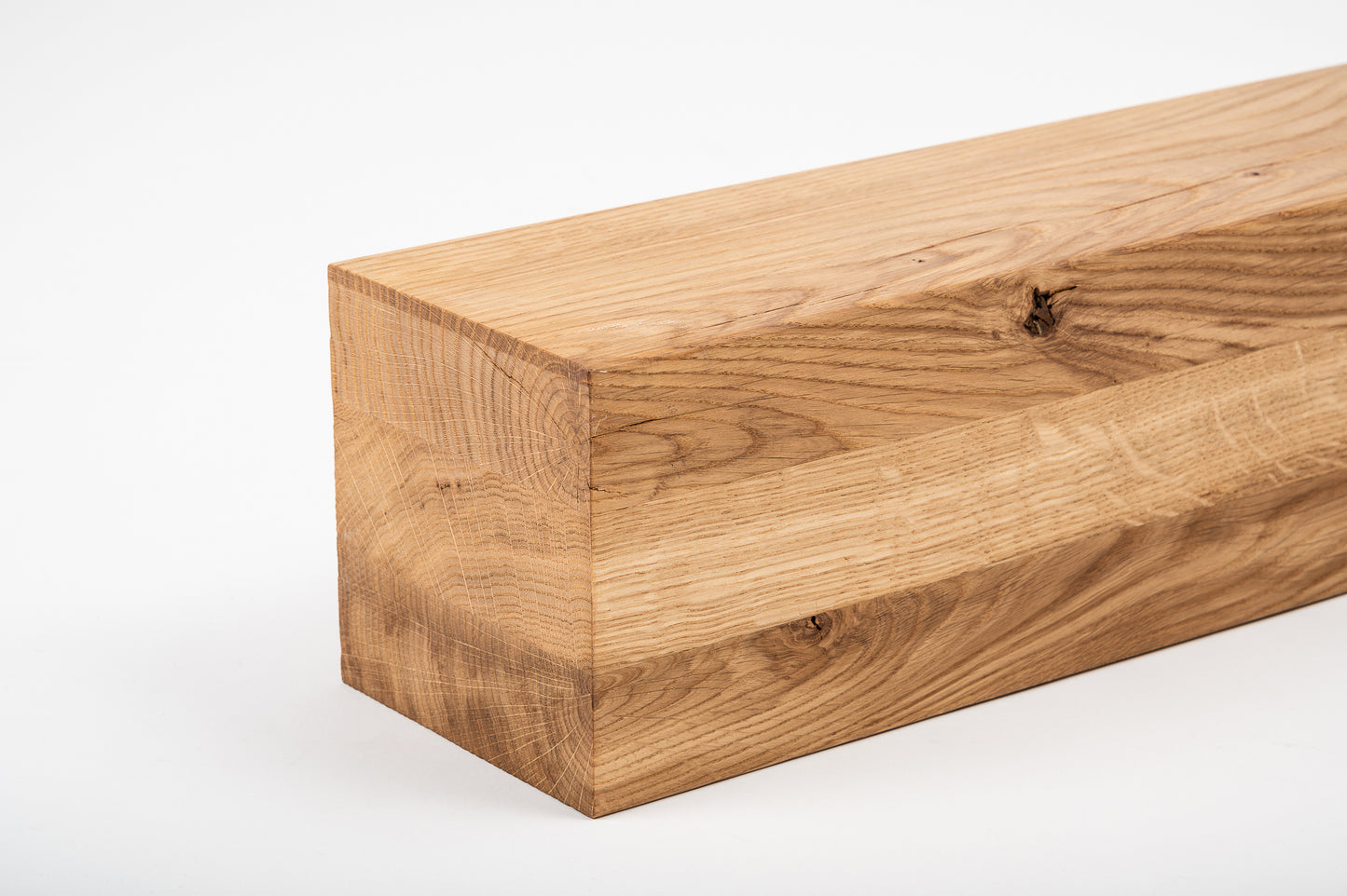 Līmētās ozola koka brusas Rustic 160x160 mm eļļots ar bezkrāsas cietā vaska eļļu