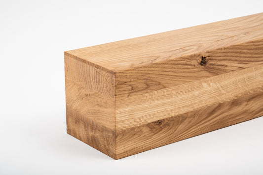 Līmētās ozola koka brusas Rustic 160x160 mm eļļots ar bezkrāsas cietā vaska eļļu