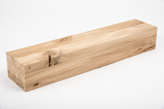 Līmētās ozola koka brusas Rustic 120x160 mm bez virsmas apstrādes