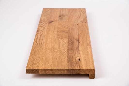 Trepju pakāpiens, palodze, Ozols Rustic, audzētas lameles, 20 mm, eļļots ar bezkrāsas cietā vaska eļļu