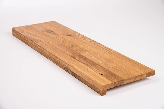 Trepju pakāpiens, palodze, Ozols Rustic, audzētas lameles, 20 mm, eļļots ar bezkrāsas cietā vaska eļļu
