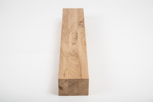 Līmētās ozola koka brusas Rustic 80x120 mm bez virsmas apstrādes