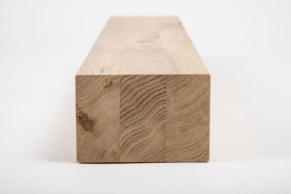 Līmētās ozola koka brusas Rustic 80x120 mm bez virsmas apstrādes