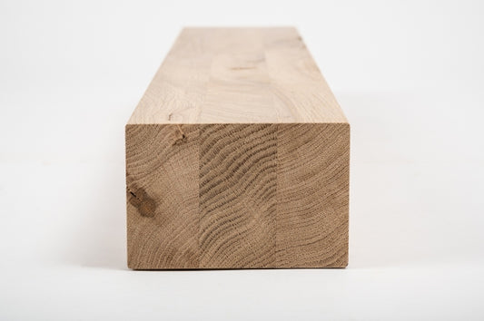 Līmētās ozola koka brusas Rustic 80x120 mm bez virsmas apstrādes