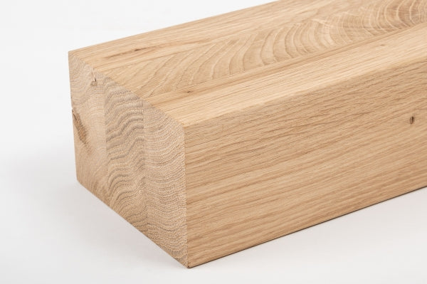 Līmētās ozola koka brusas Rustic 80x120 mm bez virsmas apstrādes