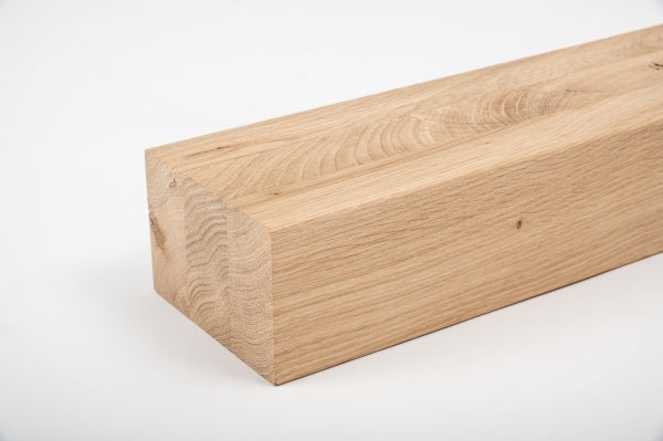 Līmētās ozola koka brusas Rustic 80x120 mm bez virsmas apstrādes