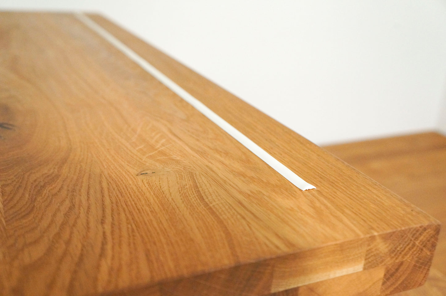 Trepju pakāpiens Ozols Rustic, pilnas lameles, 40 mm, 2-kārt, eļļots ar bezkrāsas cietā vaska eļļu, ar pretslīdes gumiju