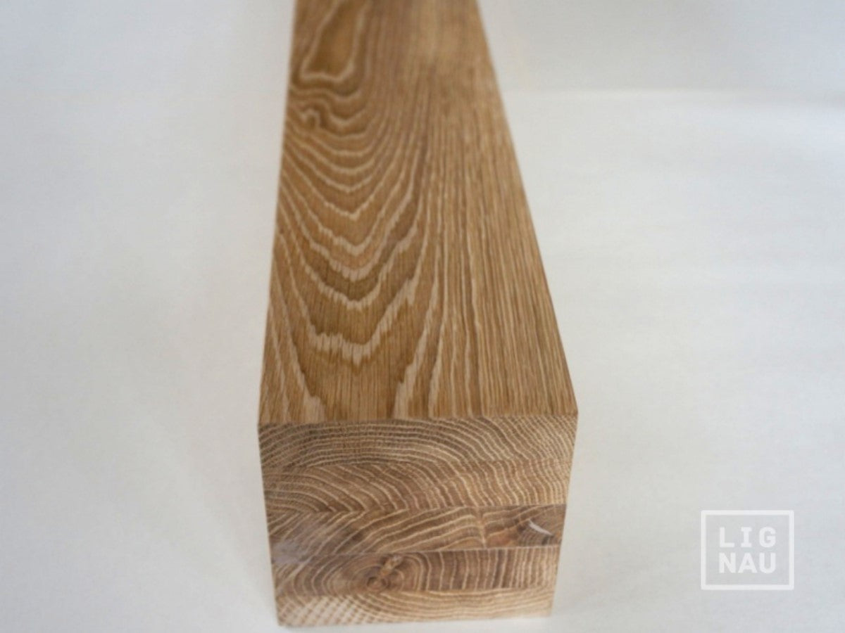Līmētās ozola koka brusas A/B 100x100 mm bez virsmas apstrādes