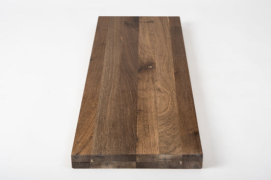 Plaukts, trepju pakāpiens, pretpakāpiens, palodze, Kūpināts Ozols, Rustic, pilnas lameles, 40 mm, 2-kārt, eļļots ar cietā vaska eļļu tonī Dabīgi balts