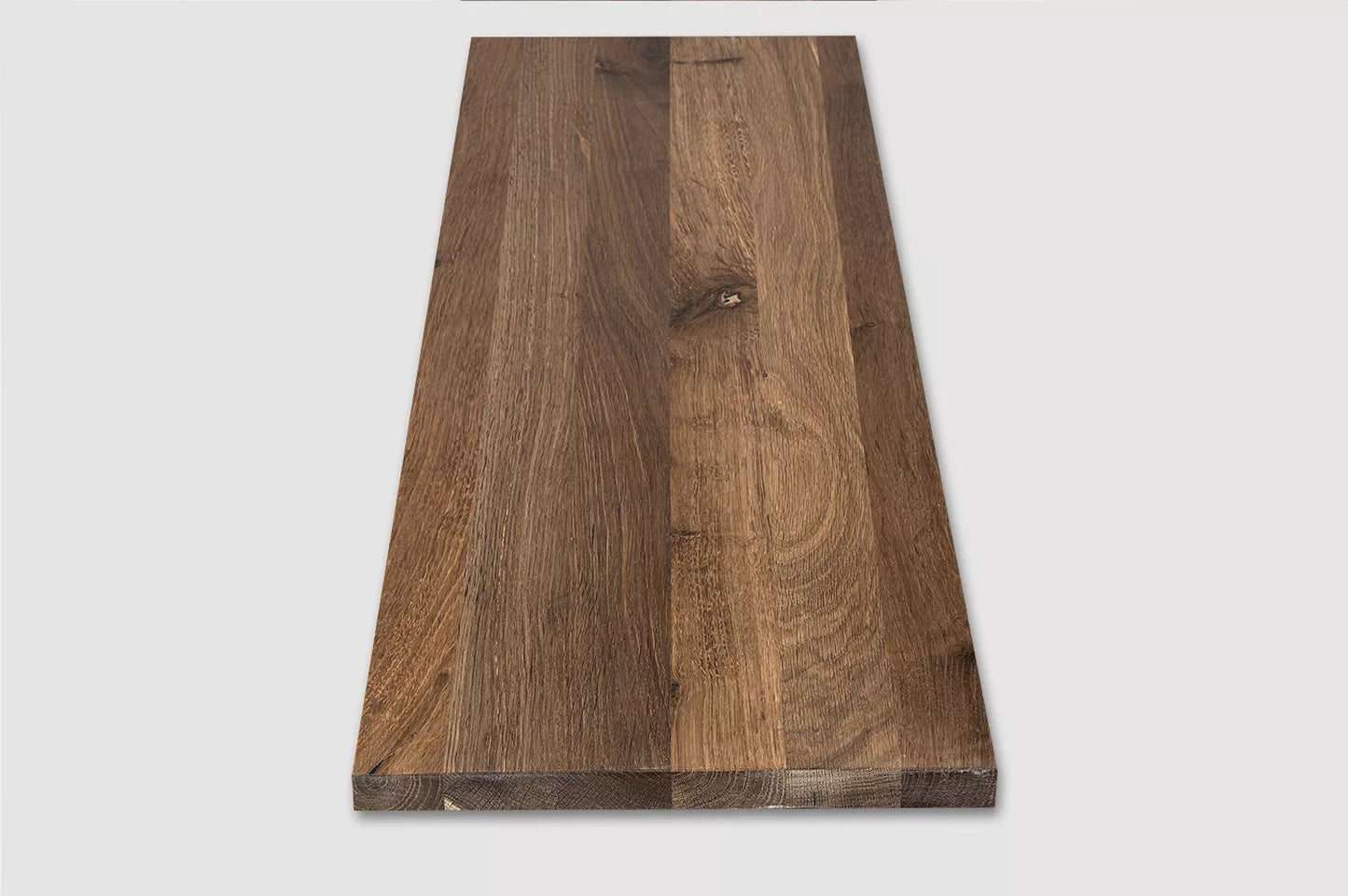 Plaukts, trepju pakāpiens, pretpakāpiens, palodze, Kūpināts Ozols, Rustic, pilnas lameles, 26 mm, eļļots ar cietā vaska eļļu tonī Dabīgi balts