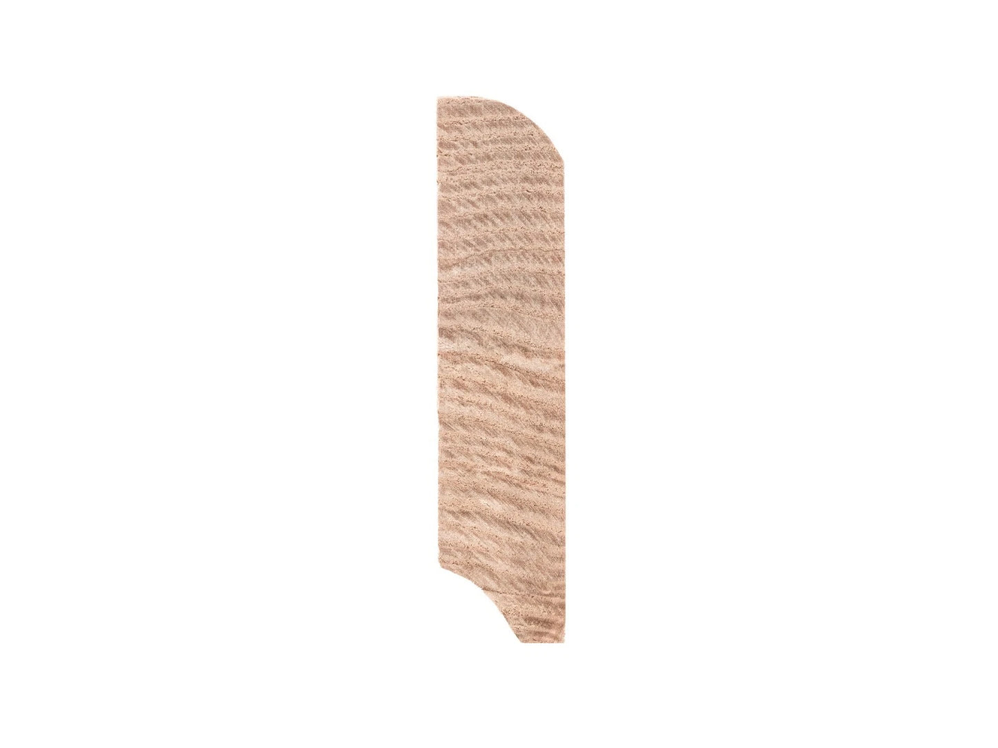 Grīdlīste Osis A/B 24x100mm eļļots ar cietā vaska eļļu tonī Dabīgi balts 2000 mm ar rādiusu 20mm