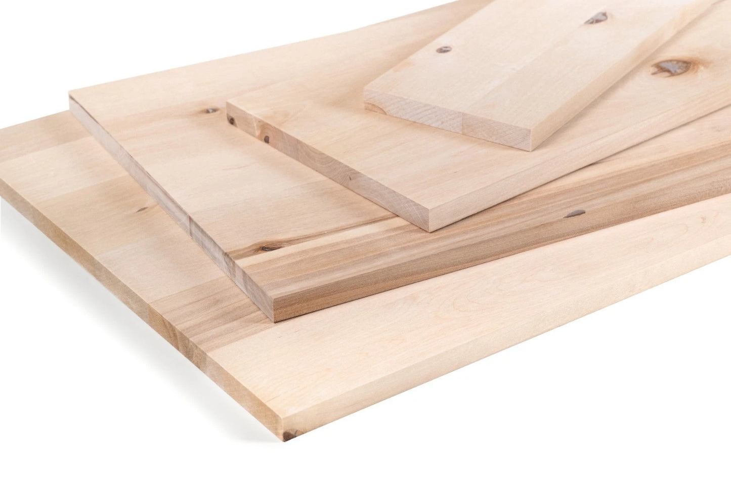 Solid edge glued panel DIY Birch Rustic, full stave lamellas, 20 mm