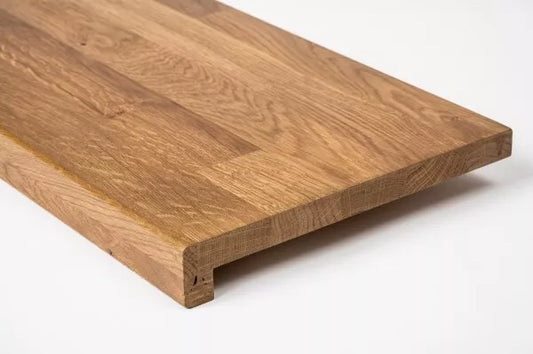 Trepju pakāpiens, palodze, Ozols A/B, audzētas lamellas, 20 mm, eļļots Bronzas tonī