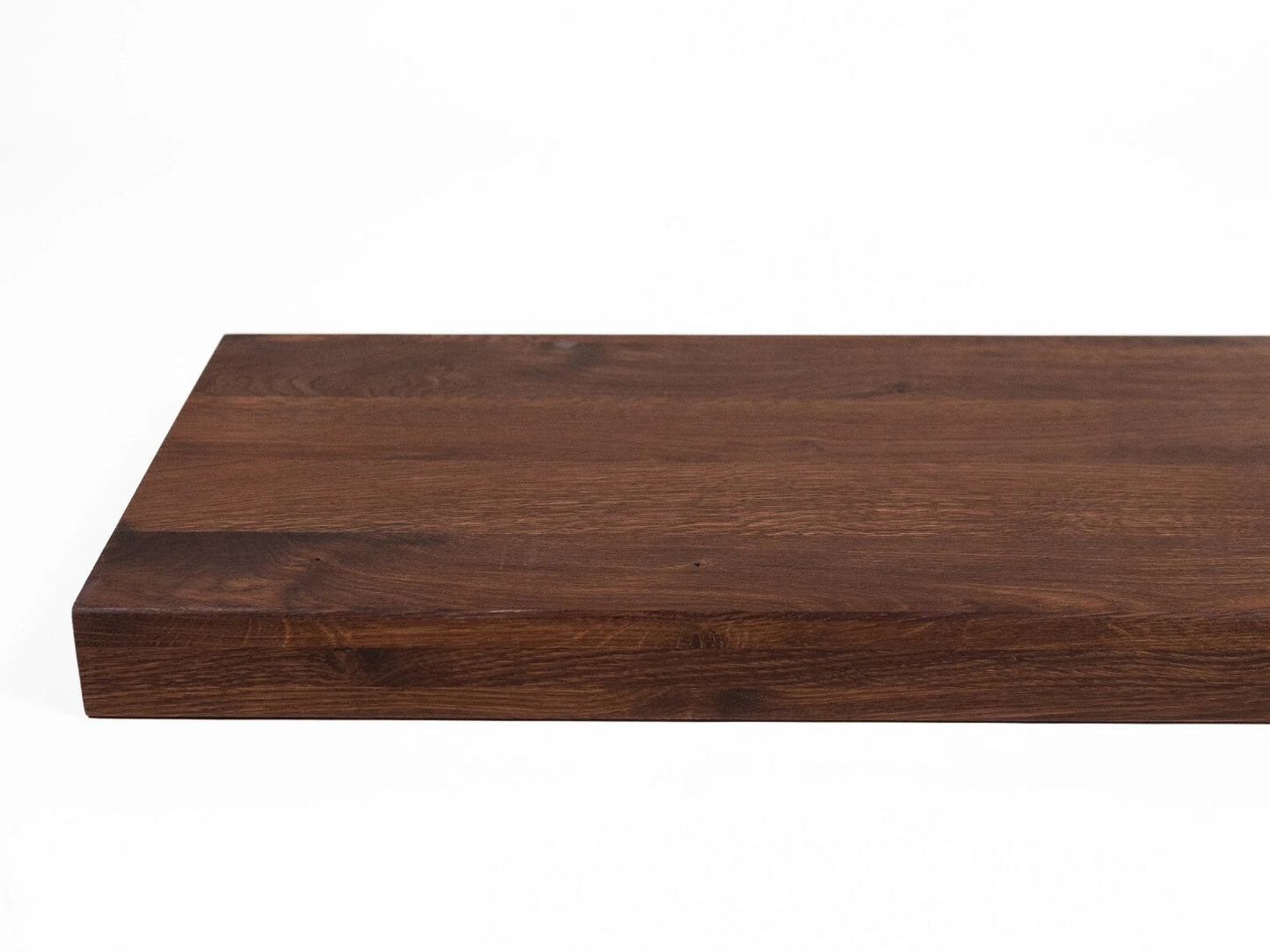 Shelf Stair tread Riser Windowsill Smoked Oak Rustic, full stave lamellas, 52 mm, 3-layer, Natural oil