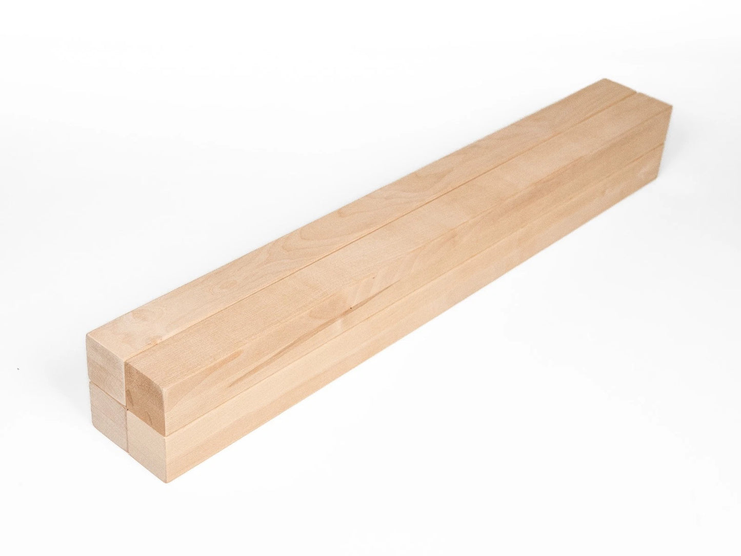 Līmētās bērza koka brusas A/B 50x50 mm eļļots ar cietā vaska eļļu tonī Dabīgi balts