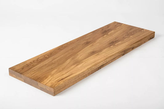 Plaukts, trepju pakāpiens, pretpakāpiens, palodze, Ozols Rustic, pilnas lameles, 40 mm, 2-kārt, Bronzas tonī