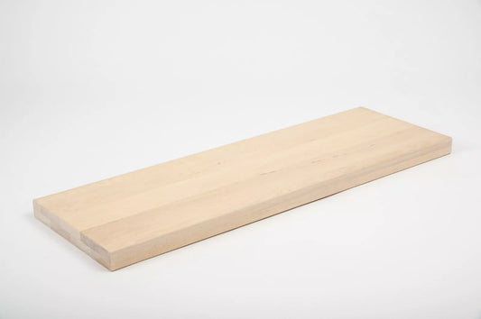 Plaukts, trepju pakāpiens, pretpakāpieni, palodze Bērzs A/B, pilnas lameles,  40 mm, 2 slāņu, Eļļots, tonis Balts