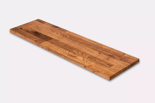 Plaukts, trepju pakāpiens, pretpakāpiens, palodze, Ozols Rustic, audzētas lameles, 26 mm, Dabīgi eļļots