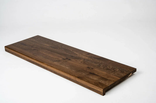 Trepju pakāpiens, palodze, Kūpināts Ozols, Rustic, pilnas lameles, 20 mm, eļļots ar bezkrāsas cietā vaska eļļu