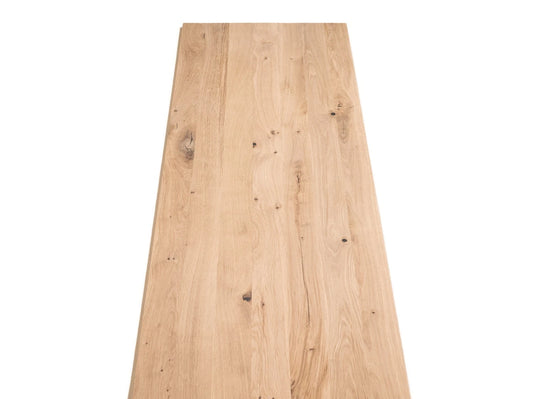 Līmēta masīvkoks plātne DIY Ozols Rustic, pilnas lameles, 35 mm, 2-kārt