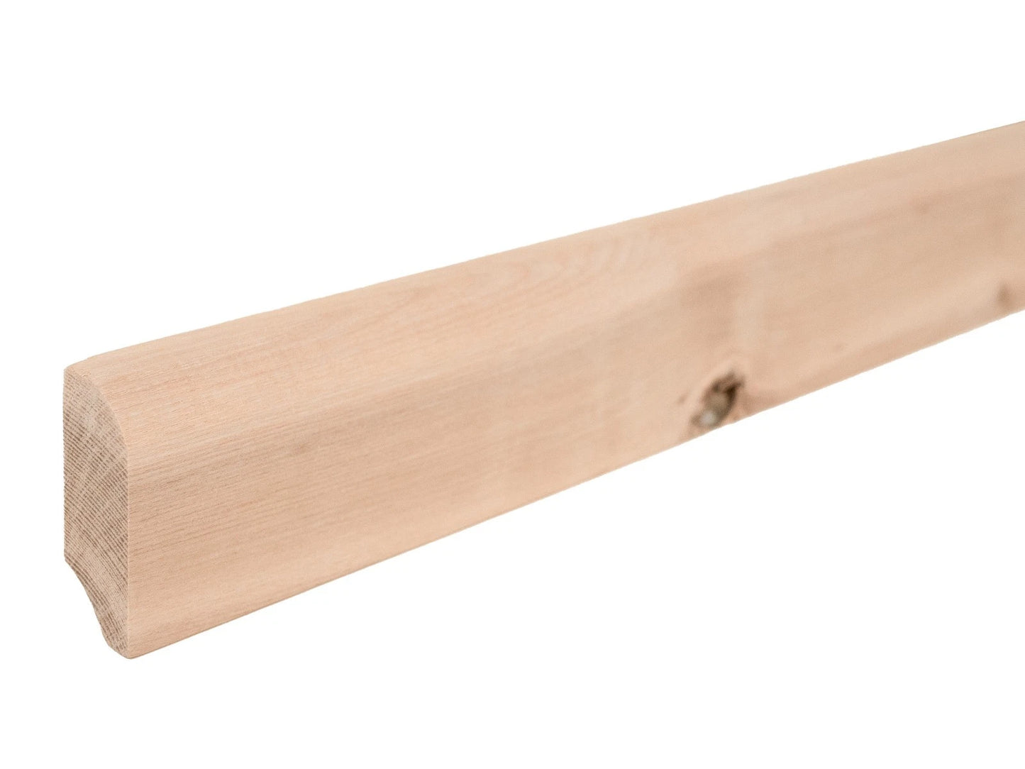 Grīdlīste Osis Rustic 24x60mm eļļots ar cietā vaska eļļu tonī Dabīgi balts 2000 mm ar rādiusu 20mm