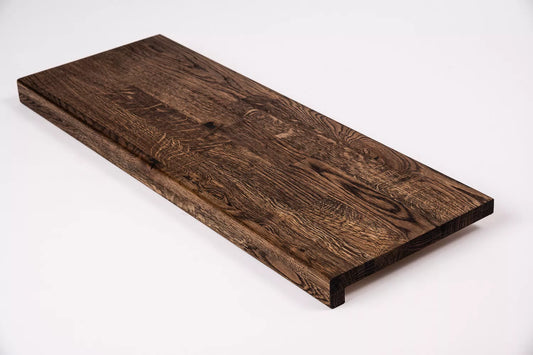 Trepju pakāpiens, palodze, Ozols Rustic, audzētas lameles, 26 mm, eļļots tonī Kūpināts Ozols