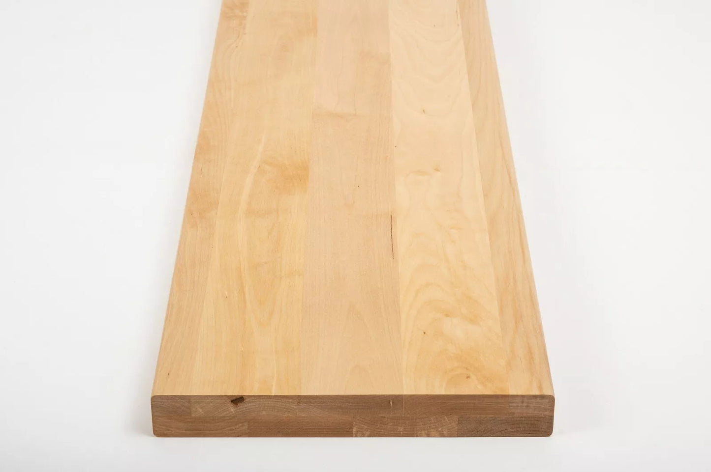 Plaukts, trepju pakāpiens, pretpakāpieni, palodze Bērzs A/B, pilnas lameles,  40 mm, 2 slāņu, Lakots (matēts)