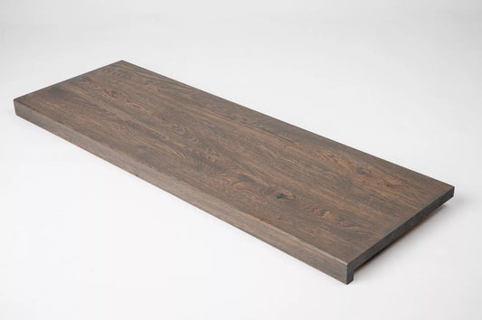 Trepju pakāpiens, palodze, Ozols Rustic, pilnas lameles, 20 mm, eļļots Grafīta tonī