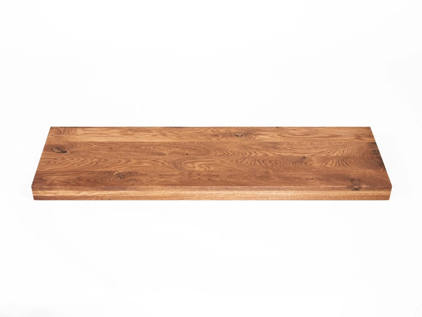 Plaukts, trepju pakāpiens, pretpakāpiens, palodze, Ozols Rustic, pilnas lameles, 52 mm, 3-kārt, Dabīgi eļļots