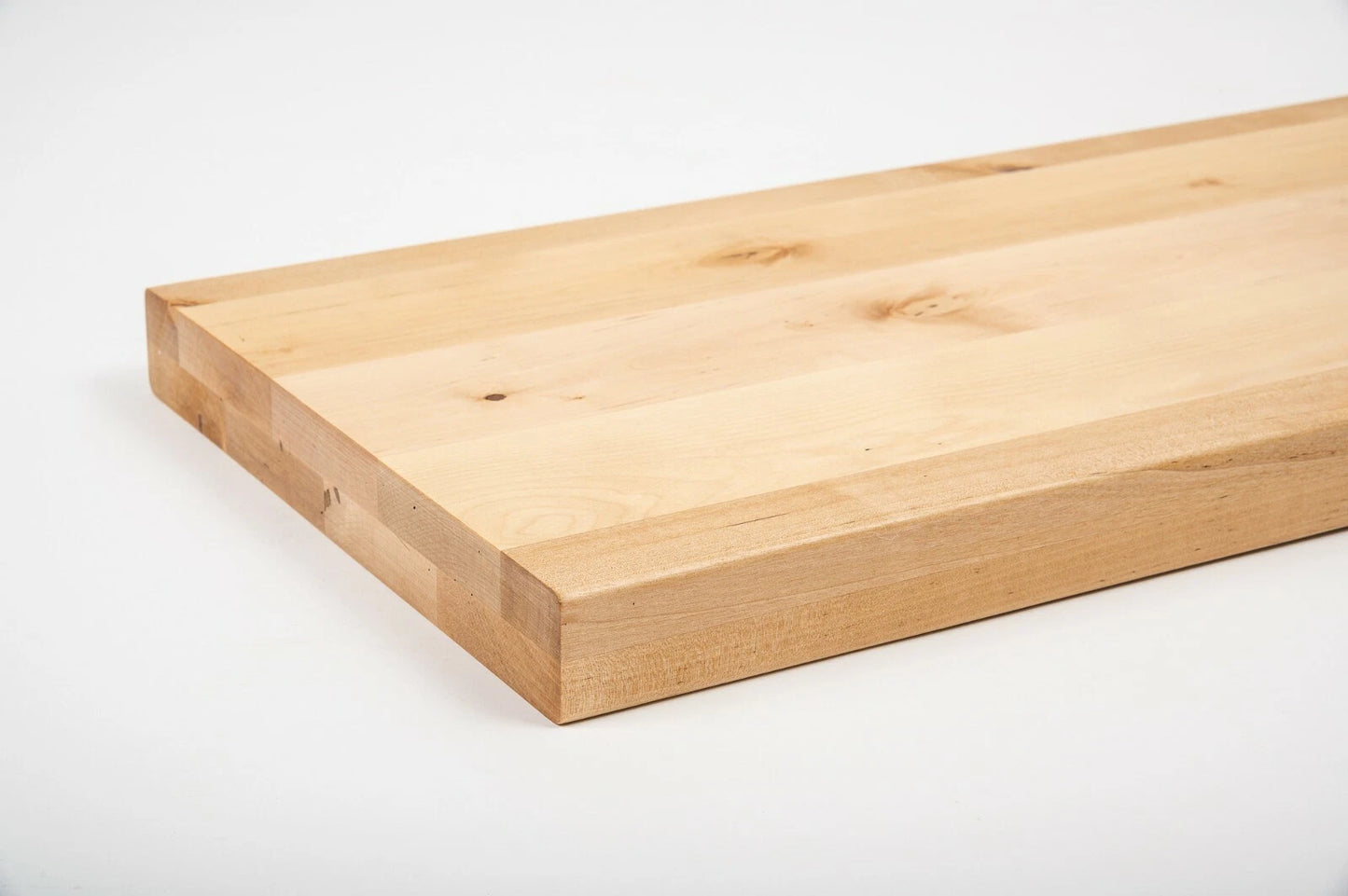 Plaukts, trepju pakāpiens, pretpakāpieni, palodze Bērzs Rustic, pilnas lameles, 40 mm, 2 slāņu, Eļļots ar cietā vaska eļļu, bezkrāsains