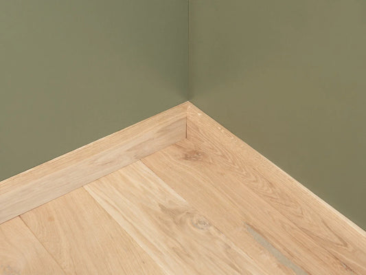 Grīdlīstes Ozols A/B 20x90mm bez virsmas apstrādes 1,5-2,5m ar rādiusu 20mm