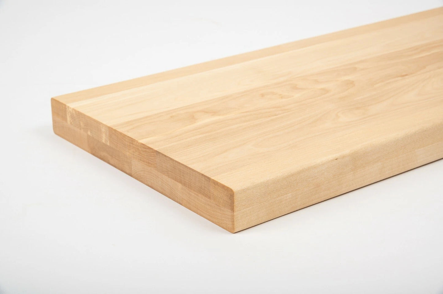 Plaukts, trepju pakāpiens, pretpakāpieni, palodze Bērzs A/B, pilnas lameles,  40 mm, 2 slāņu, Eļļots ar cietā vaska eļļu, bezkrāsains