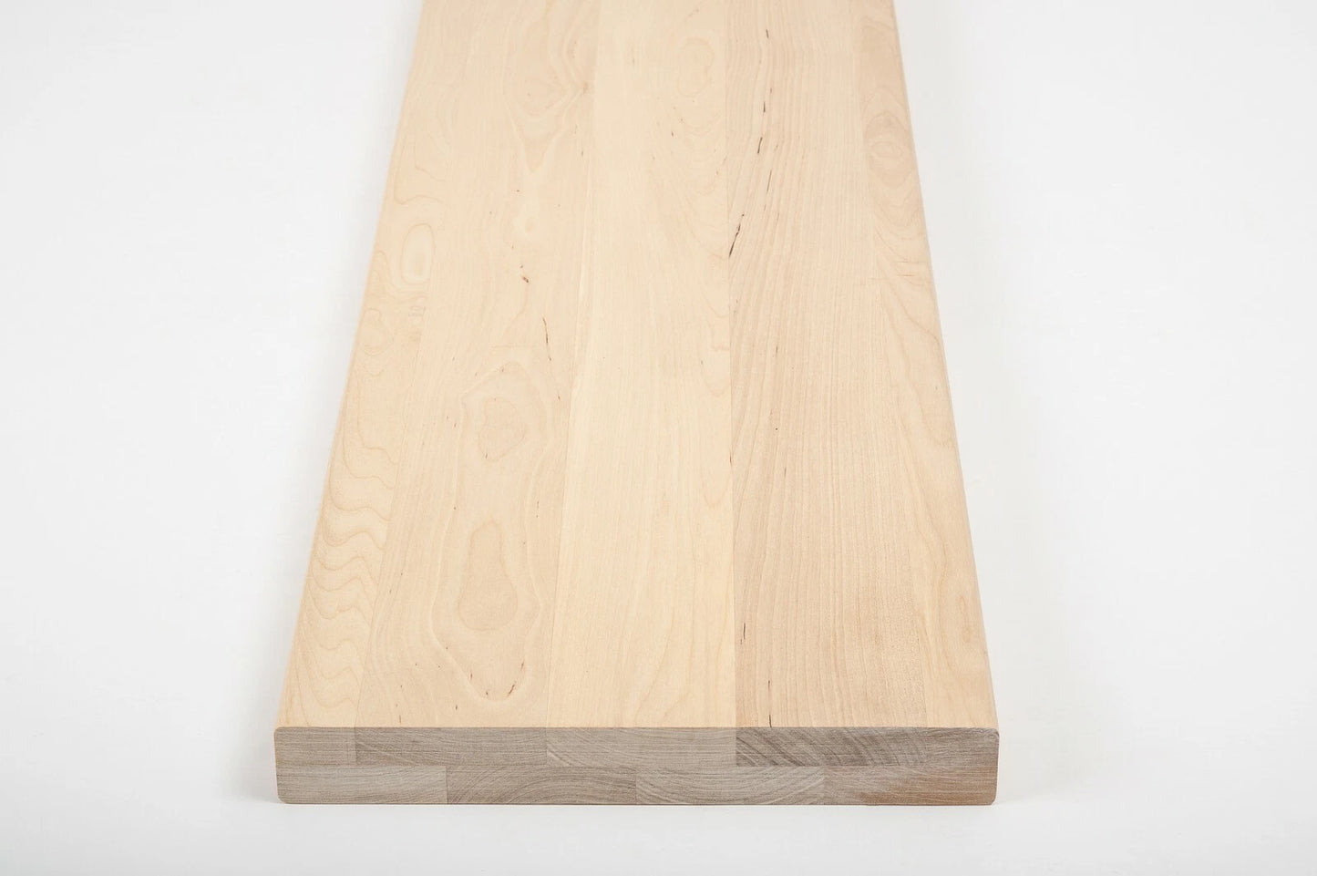 Plaukts, trepju pakāpiens, pretpakāpieni, palodze Bērzs A/B, pilnas lameles,  40 mm, 2 slāņu, Eļļots, tonis Balts