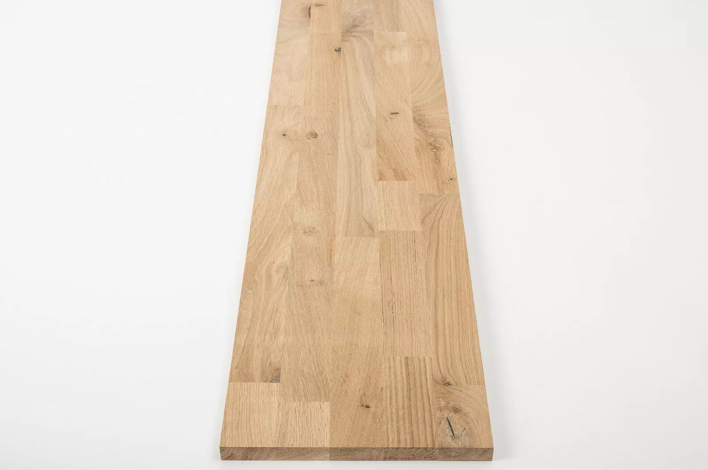 Līmēta masīvkoks plātne DIY Ozols Rustic, audzētas lameles fixētā platumā, 20 mm