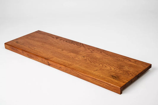 Trepju pakāpiens, palodze, Ozols Rustic, pilnas lameles, 20 mm, eļļots tonī Ķirsis