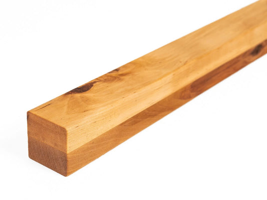 Līmētās bērza koka brusas Rustic 50x50 mm dabīgi eļļots