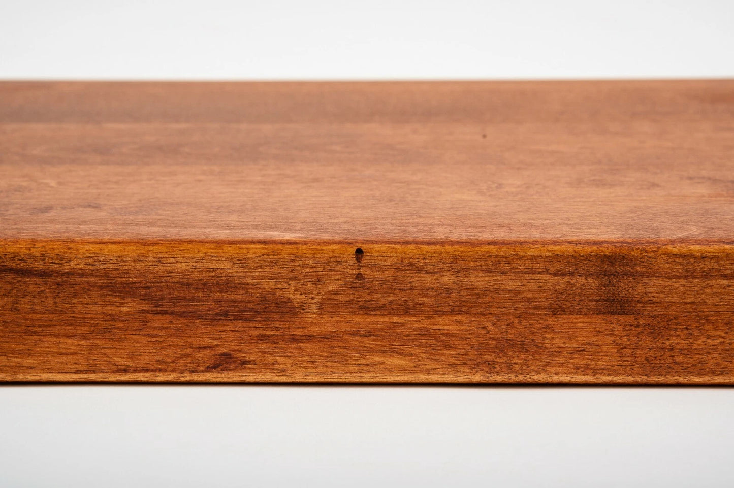 Plaukts, trepju pakāpiens, pretpakāpieni, palodze Bērzs A/B, pilnas lameles,  40 mm, 2 slāņu, Eļļots, tonis Ķirsis