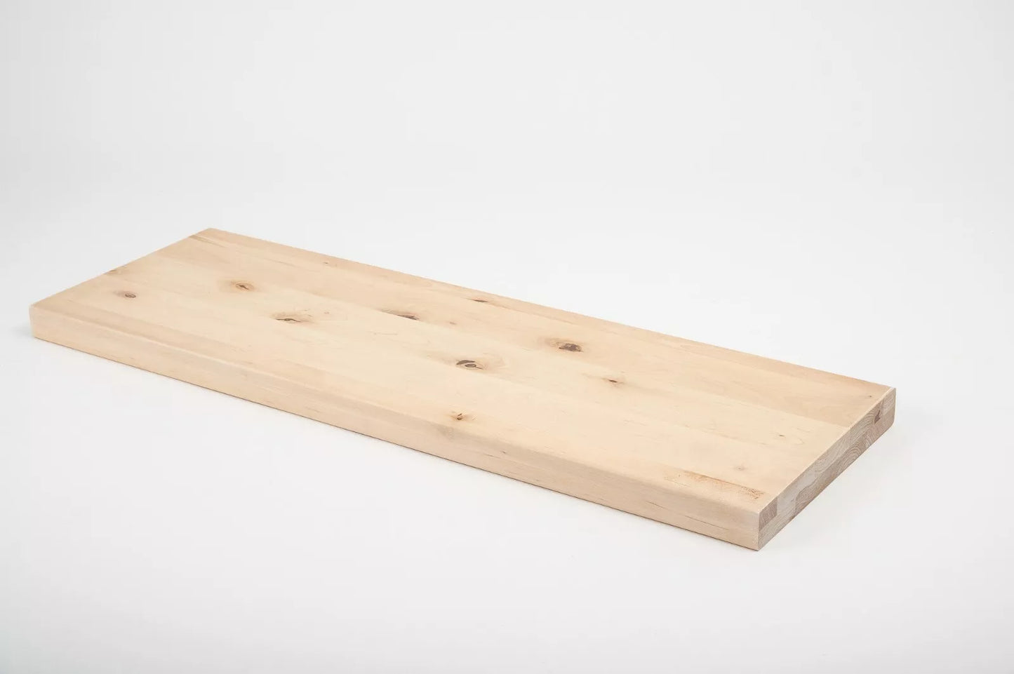 Plaukts, trepju pakāpiens, pretpakāpieni, palodze Bērzs Rustic, pilnas lameles,  40 mm, 2 slāņu, Balti eļļots